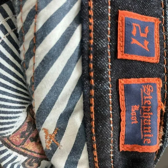 NWOT Rock Revival Women's Dark Wash Stephanie Boot Cut Jeans Size 27 - Picture 16 of 16